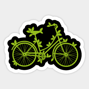 Bike plants Sticker